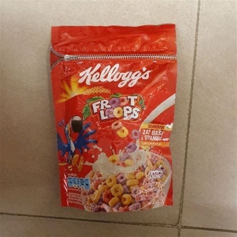 Kelloggs Cereal Froot Loops Pouch 55gr Shopee Singapore