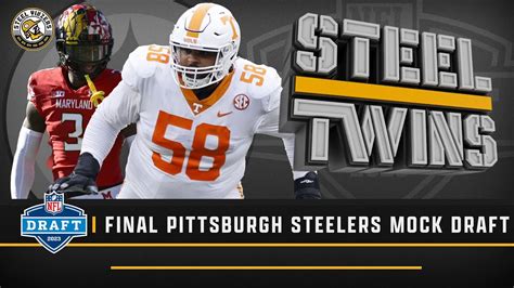 Pittsburgh Steelers 2023 NFL 7 Round Mock Draft 7 0 Final Steelers