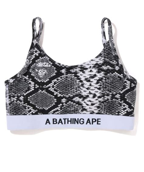 A BATHING APEアベイシングエイプのBAPE SNAKE PATTERN SPORT BRA Lタンクトップ WEAR