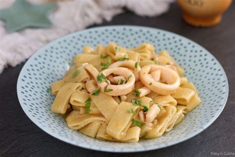 Pasta Con Calamari E Crema Di Patate Ricetta Primo Saporito