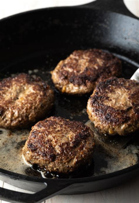 Best Hamburger Patty Recipe (Grill or Stovetop!) - A Spicy Perspective