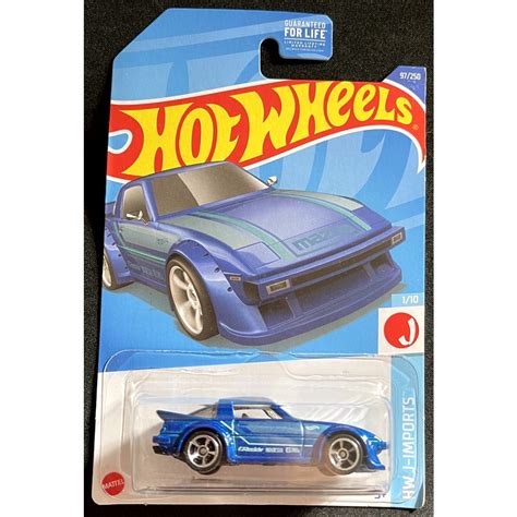 Hot Wheels HW J Imports Mazda RX Blue A Shopee Philippines