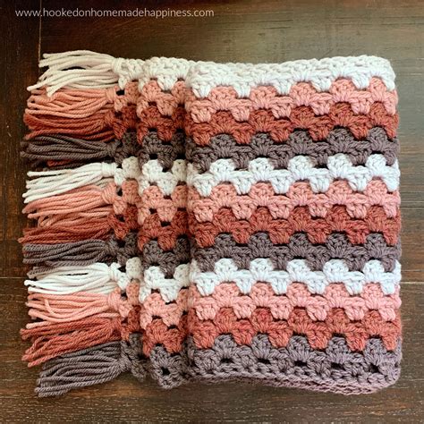 Sober Granny Crochet Pattern Stripe Scarf Worldwide Hobby Hub