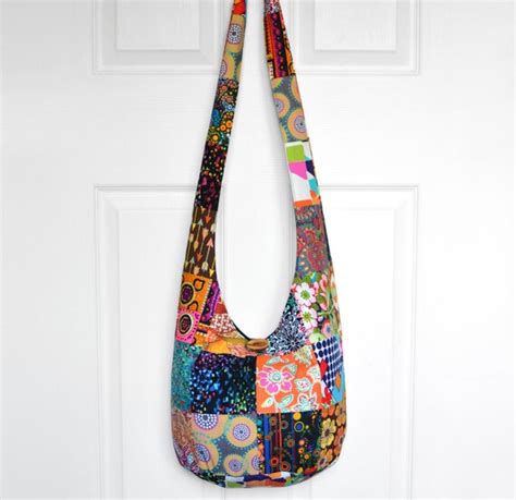 Hippie Hobo Sling Crossbody Bag Sewing Pattern Cinemas 93