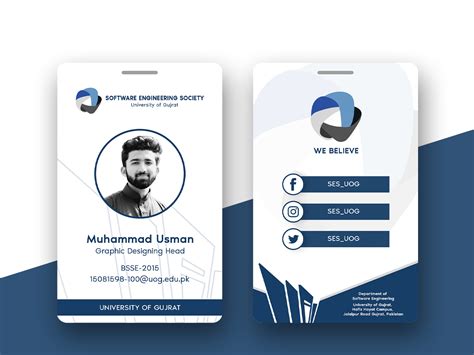 Software Engineering Society | ID Card Design by MUUDY by Muhammad ...