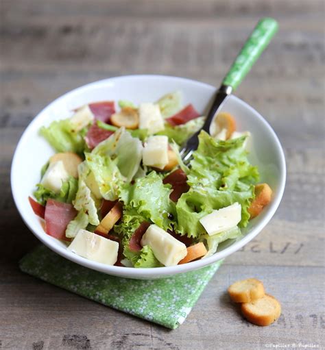 Salade Au Reblochon Et La Viande Des Grisons