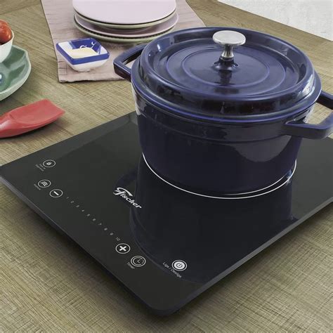 Fog O Cooktop Indu O Boca Fischer Vitrocer Mica Preto V Em