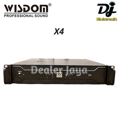 Jual Power Amplifier Wisdom X X Channel Shopee Indonesia