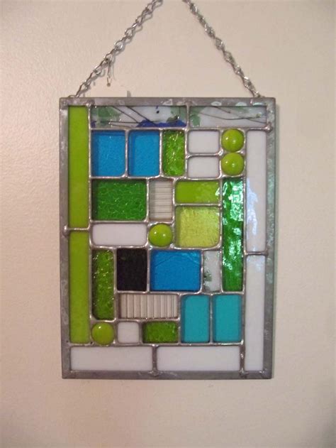 Nikko Blue 2 Blue Green Stained Glass Panel With Glass Etsy Stained Glass Stained Glass