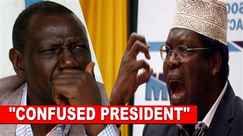 Drama Listen To What Miguna Miguna Told Ruto Face To Face After