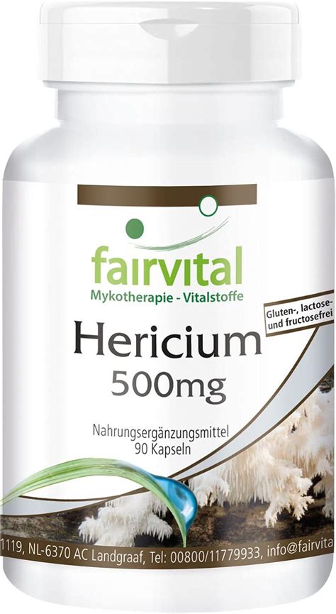 Hericium Mg Mese Vegan Alto Dosaggio Capsule Hericium