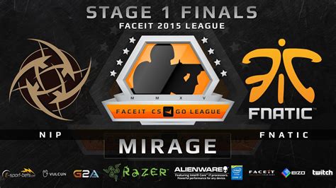 NiP Vs Fnatic Map 1 Mirage FACEIT 2015 League Stage 1 Finals