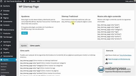 Muestra El Mapa De Tu Sitio Web En Wordpress Youtube