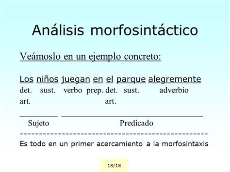 An Lisis Morfosint Ctico Ppt Video Online Descargar