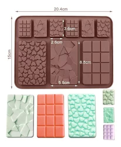 Molde Silicon Mini Chocolates Tablas Corazón en venta en Medellín