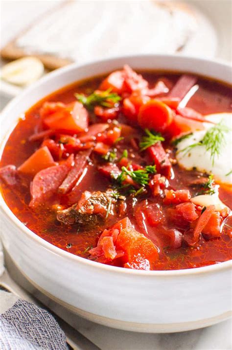 Ukrainian Borscht Recipe (Authentic) - iFoodReal.com