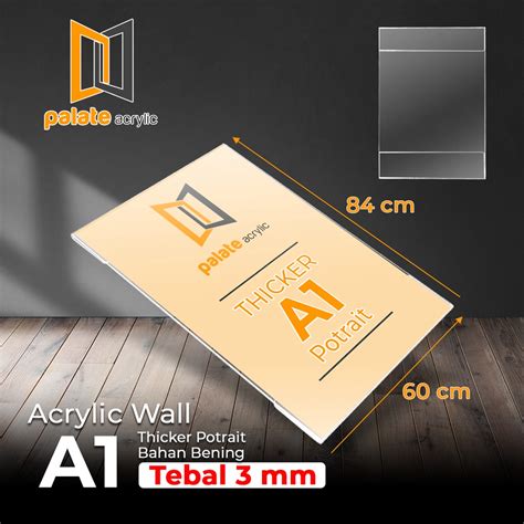 Jual ACRYLIC WALL A1 AKRILIK THICKER PORTRAIT AKRILIK DINDING