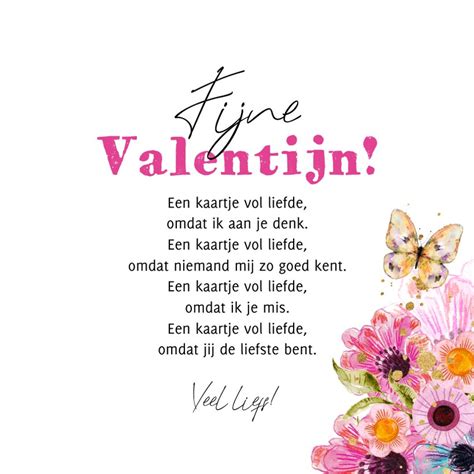 Kleurrijke Valentijnskaart Veel Liefs Bloemen Kaartje Go