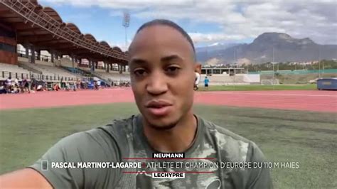 Pascal Martinot Lagarde Athl Te Et Champion D Europe Du M Haies S