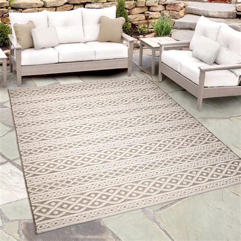 Orian Rugs Indoor Outdoor Knit Organic Cable Area Rug Walmart