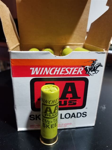 50 Shells Of 20 Gauge Winchester Aa Plus Skeet Loads 2 3 4 Inch 8 Shot