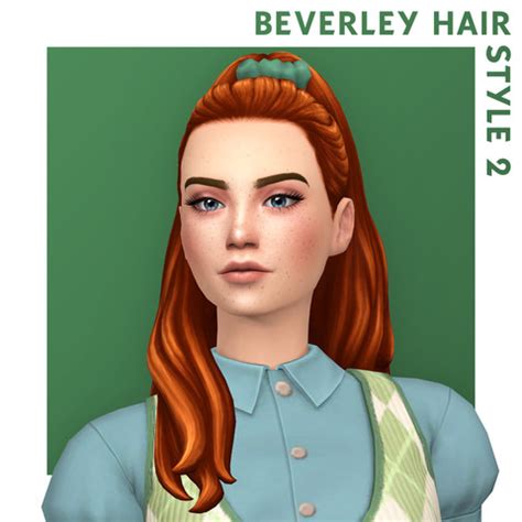 Beverley Hair Set Quirky Introvert Cc