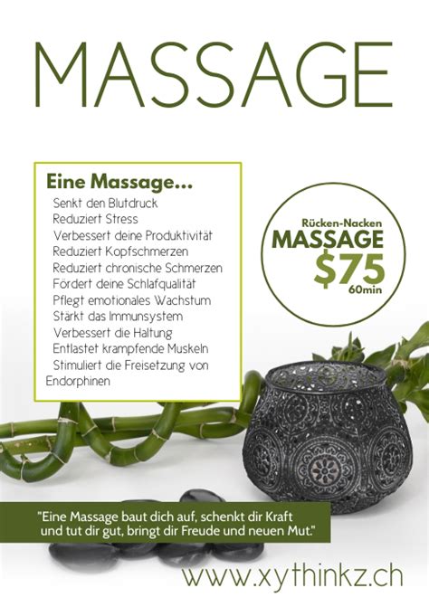 Massage Flyer Special Price Offer Deal Template Postermywall