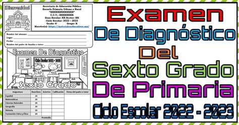 Examen Diagn Stico Primaria Page Actividades De Letras Hot Sex Picture