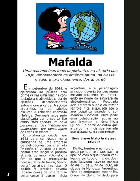 Pdf Mafalda Portal Unicamp Crito Por Umberto Eco Pila O