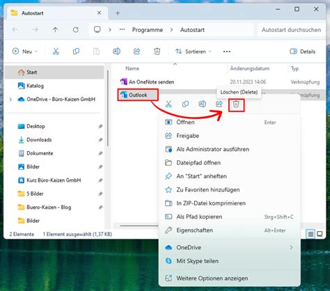 Outlook Autostart Einrichten So Funktioniert Es B Ro Kaizen