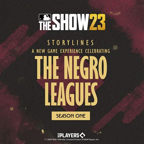 MLB The Show MLB The Show 23 New Storylines Mode The Negro Leagues