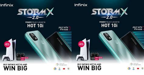 Infinix Storms Campus With Hot I Android Go And PS Giveaway