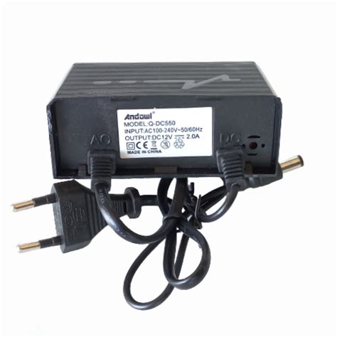 Andowl Waterproof Power Supply AC DC Universal 12 Volts 2 Amps