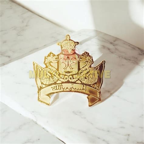 Jual Bros Lambang Melayu Kerajaan Siak Riau Logam Kuningan – pesan name ...