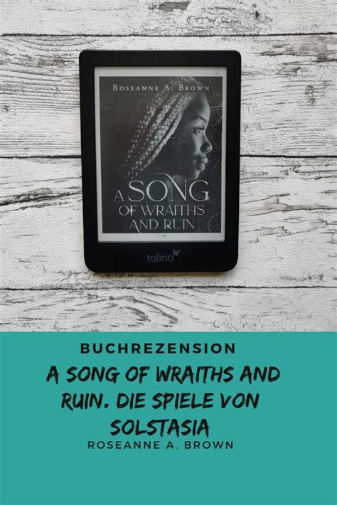 Auf Der Grafiktafel Des Pins Ist Das Buch A Song Of Wraiths And Ruin