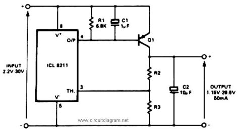 7812 Voltage Regulator Circuit Diagram Template