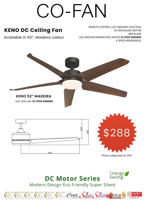 How To Measure Ceiling Fan Size Singapore Shelly Lighting