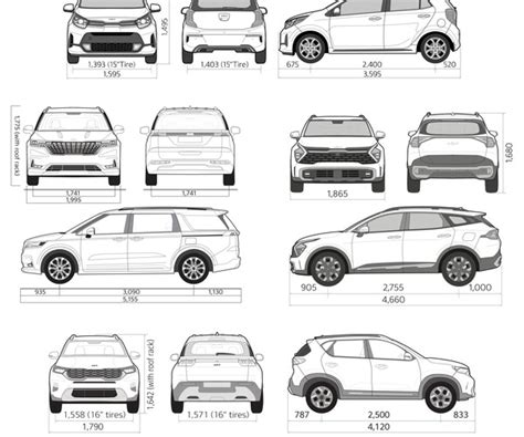 ArtStation - 2023 KIA car blueprint collection | Artworks