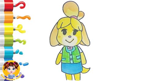 Isabelle Animal Crossing How To Draw And Paint Youtube