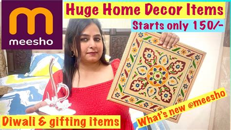 Meesho Huge Home Decor Haul Meesho Home Decor Items Starts Only