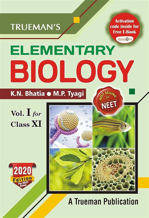 Trueman S Elementary Biology Volume 1 For Class Xi Examination 2020 2021 Paperback Amazon