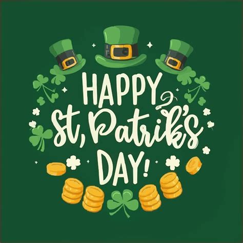 Premium Vector Saint Patricks Day Vertical Poster Template