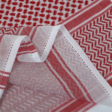 Keffiyeh Red Shemagh Adult Men Arab Head Scarf