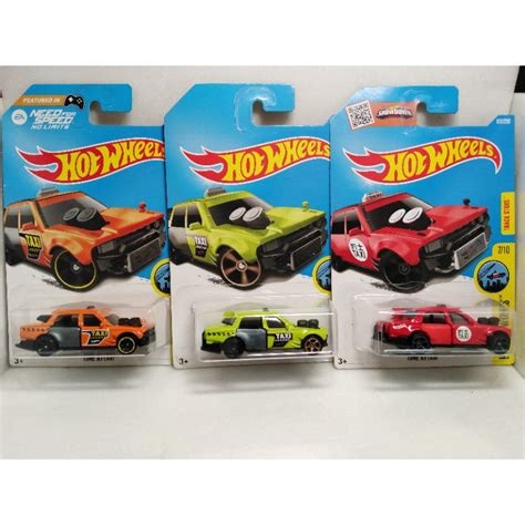 Hot Wheels Time Attaxi Red Green Orange Shopee Malaysia