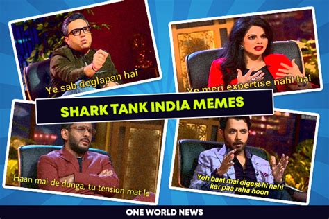 Shark Tank India Moments That Became Hilarious Meme Templates One World News