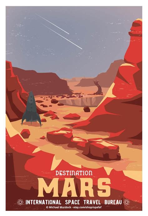 9 Pack Planet Travel Posters Wpa Style 13x19 Etsy In 2020 Vintage