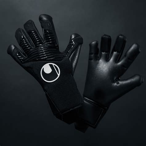 Uhlsport Goalkeeper Gloves Speed Contact Black Edition Supergrip HN