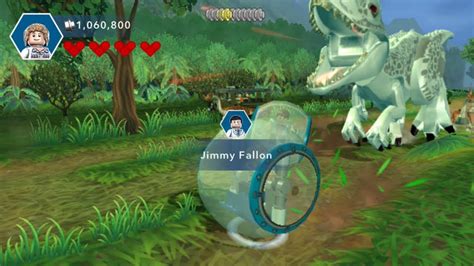 Lego Jurassic World Ps Vita3dsmobile Gyrosphere Escape Jimmy Fallon Unlock Youtube