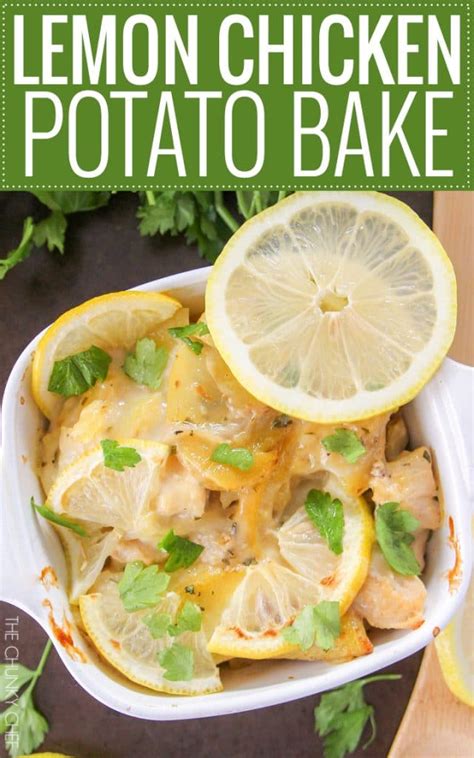 Lemon Chicken And Potato Bake The Chunky Chef