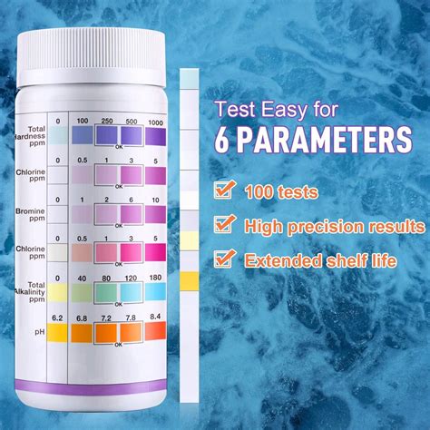 Pcs Bottle In Swimming Pool Spa Test Strips Hot Tub Testing